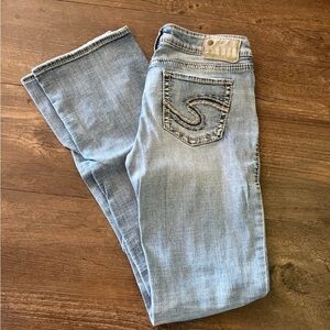 Silver Bootcut Jeans